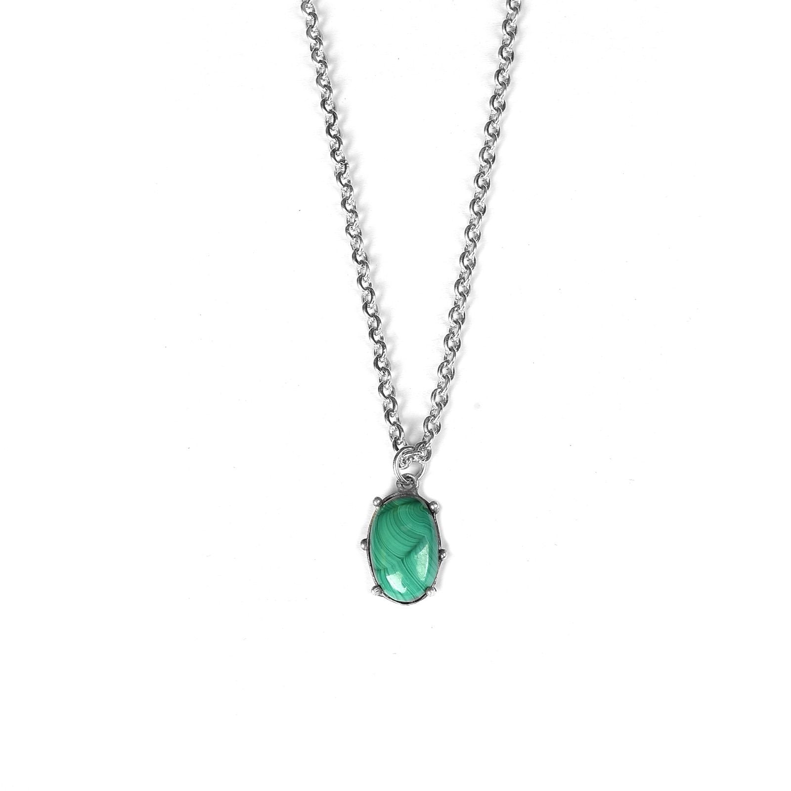The oval matrix necklace