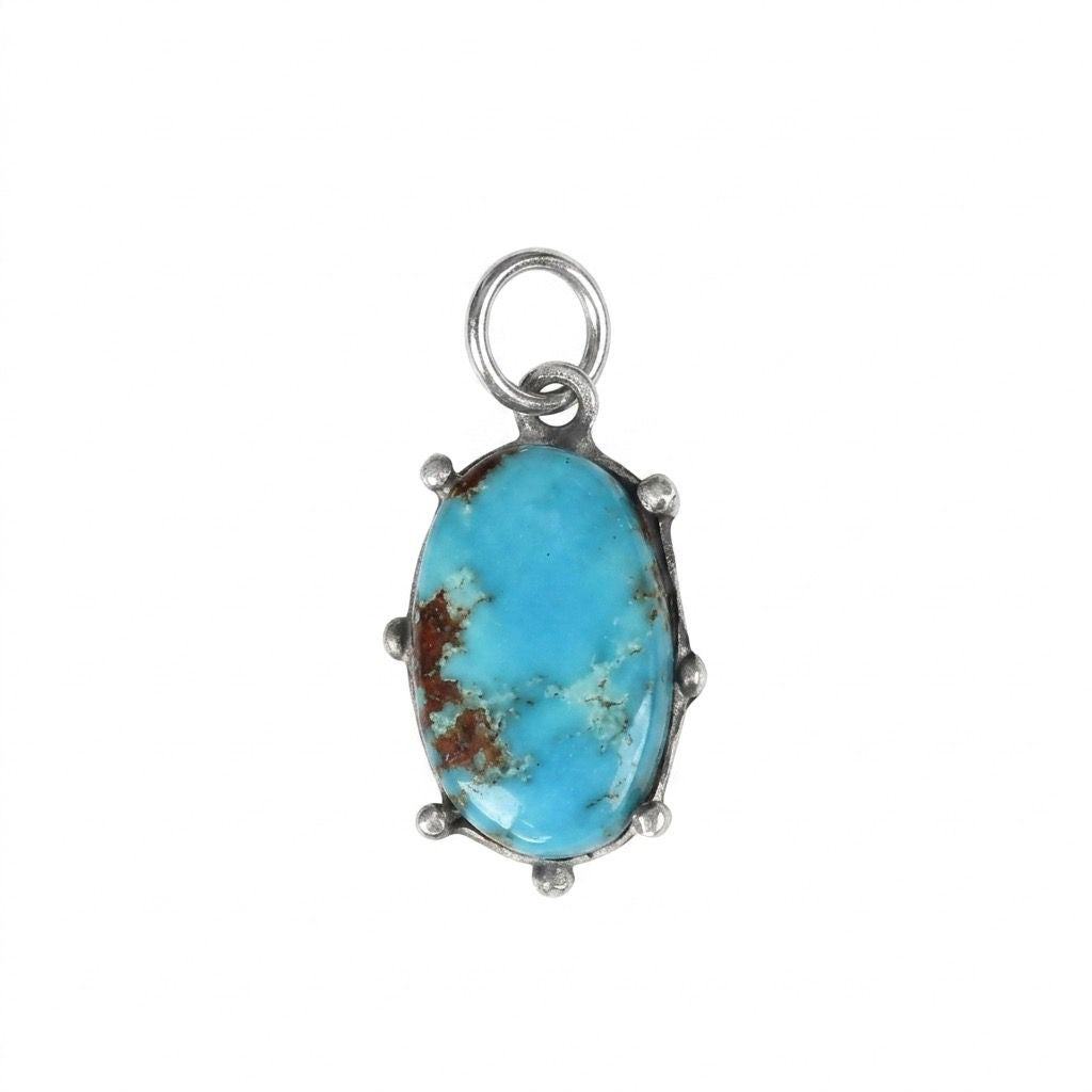 The oval matrix pendant