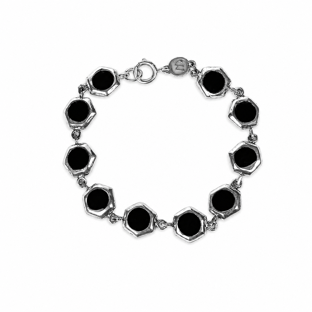 Hexa Noir Bracelet