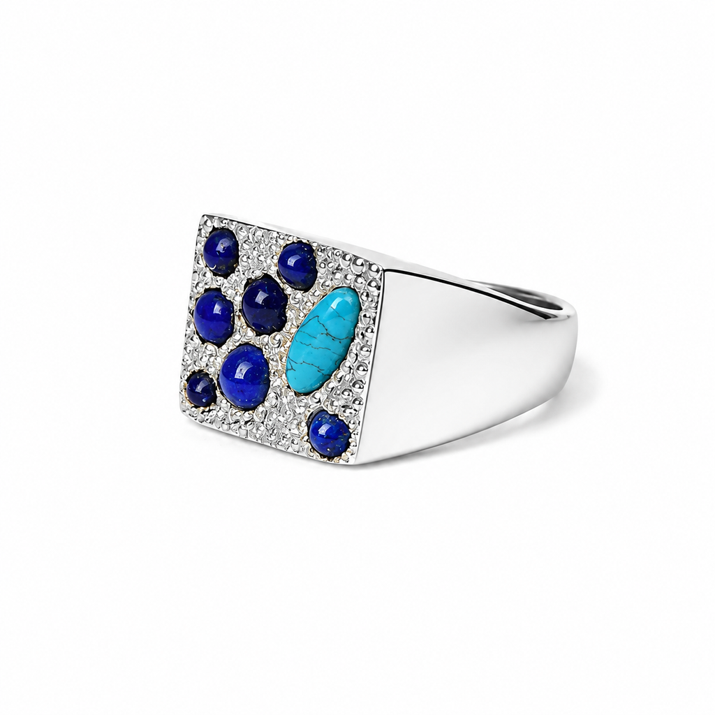 Mosaic Signet Ring