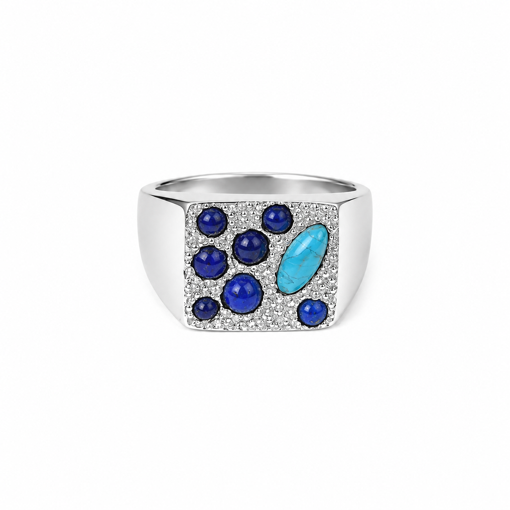 Mosaic Signet Ring