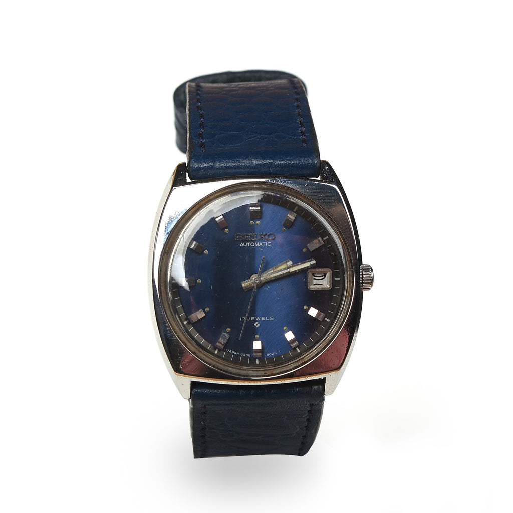 Seiko 17 Jewels Automatic Blue Dial