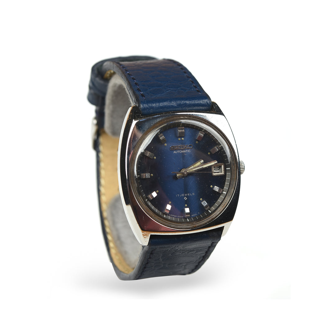 Seiko 17 Jewels Automatic Blue Dial