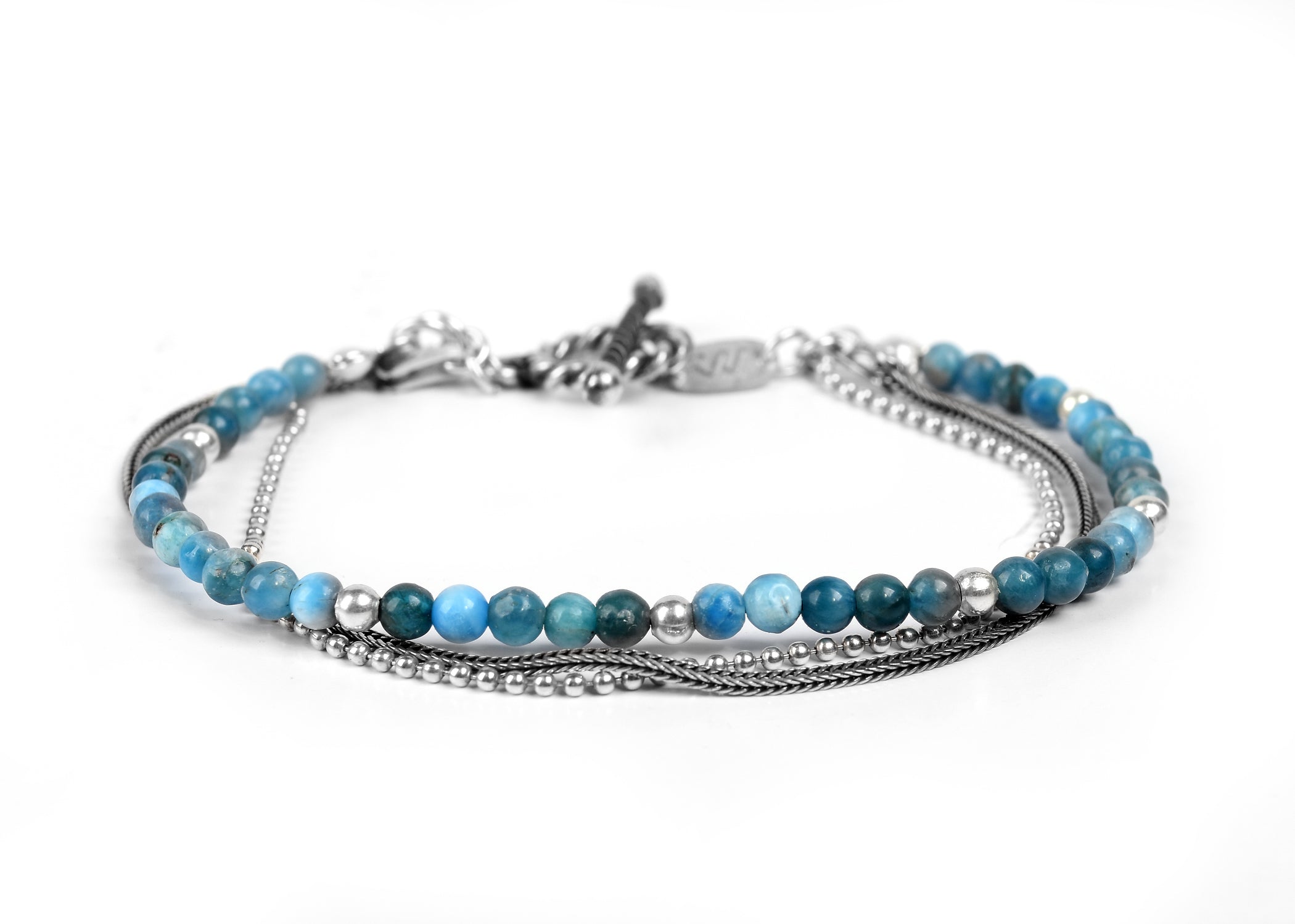 Triple Stack Bracelet | Apatite