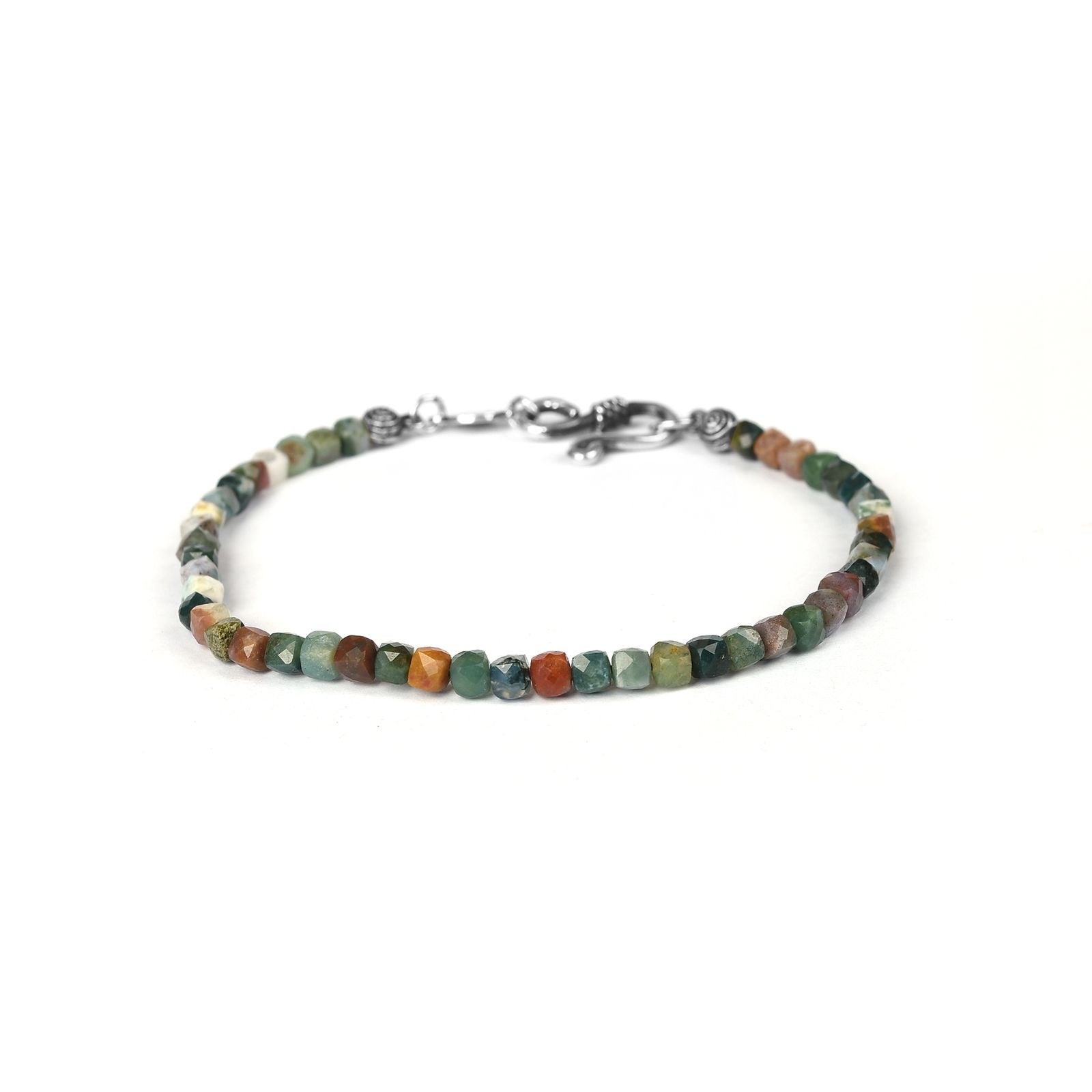 faceted earth bracelet