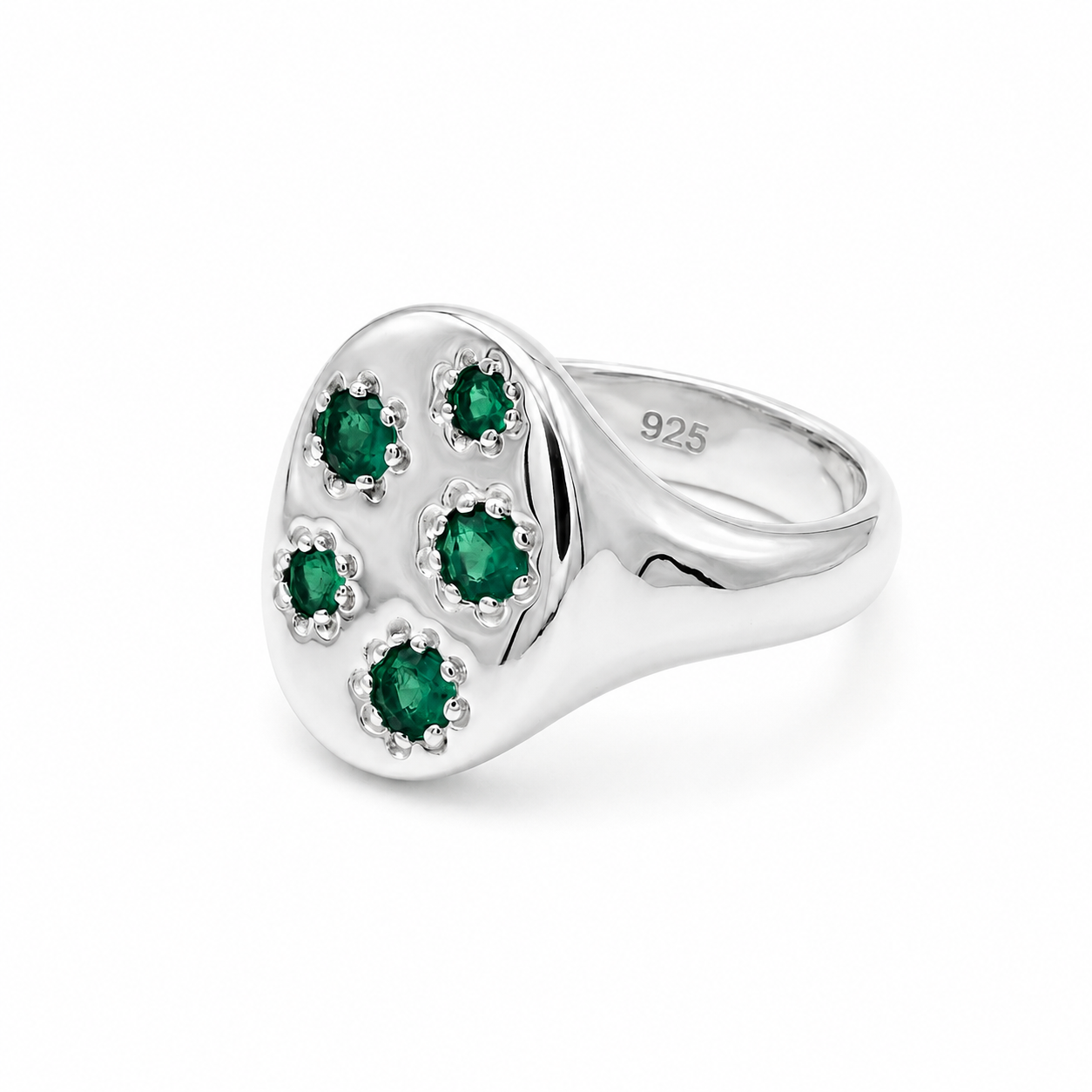 Form Signet Ring | Emerlad