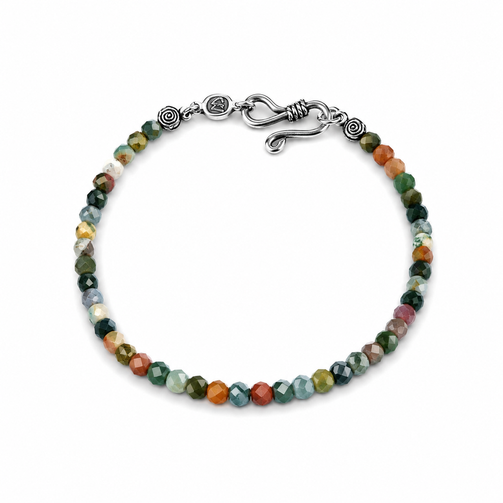 Faceted Earth Bracelet