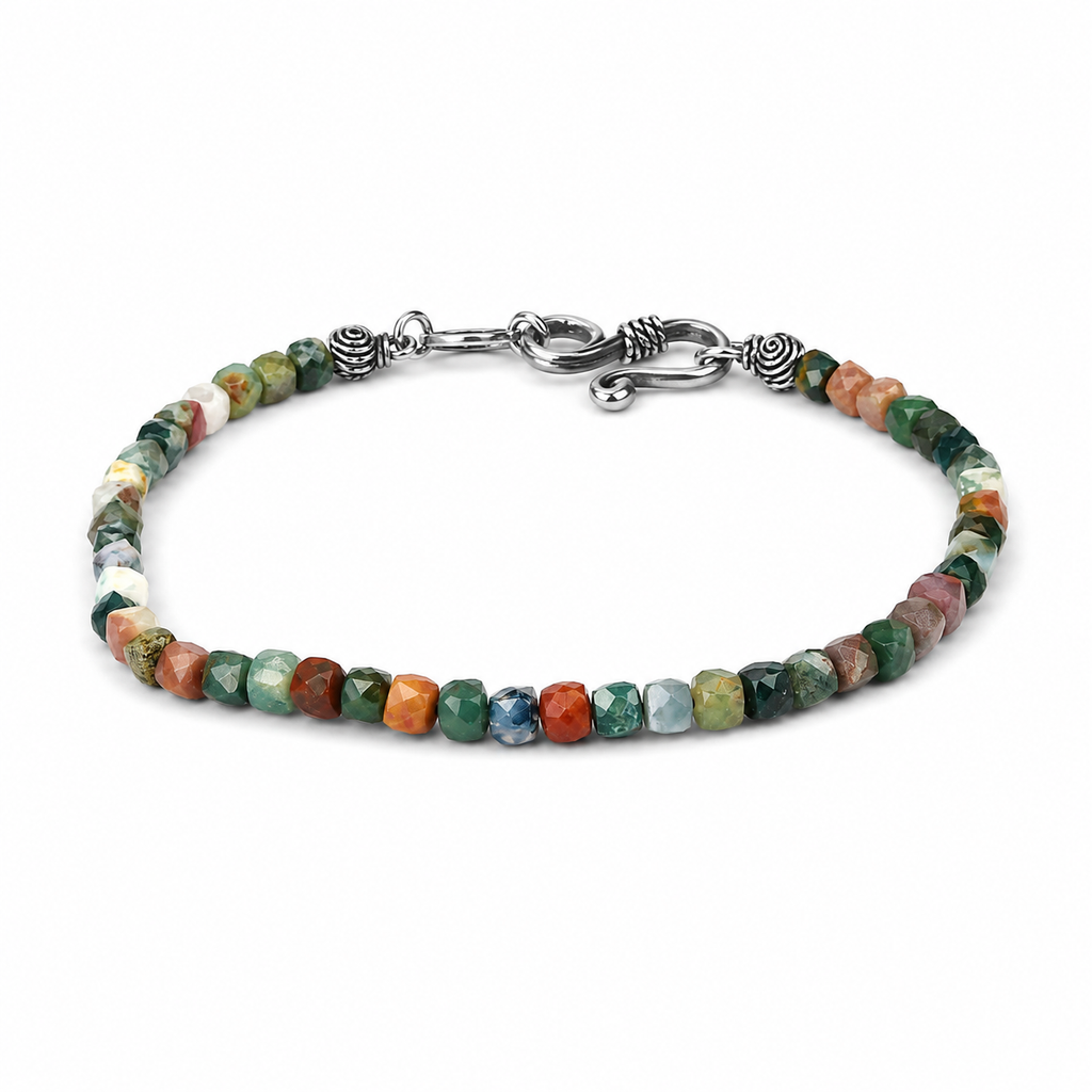 Faceted Earth Bracelet