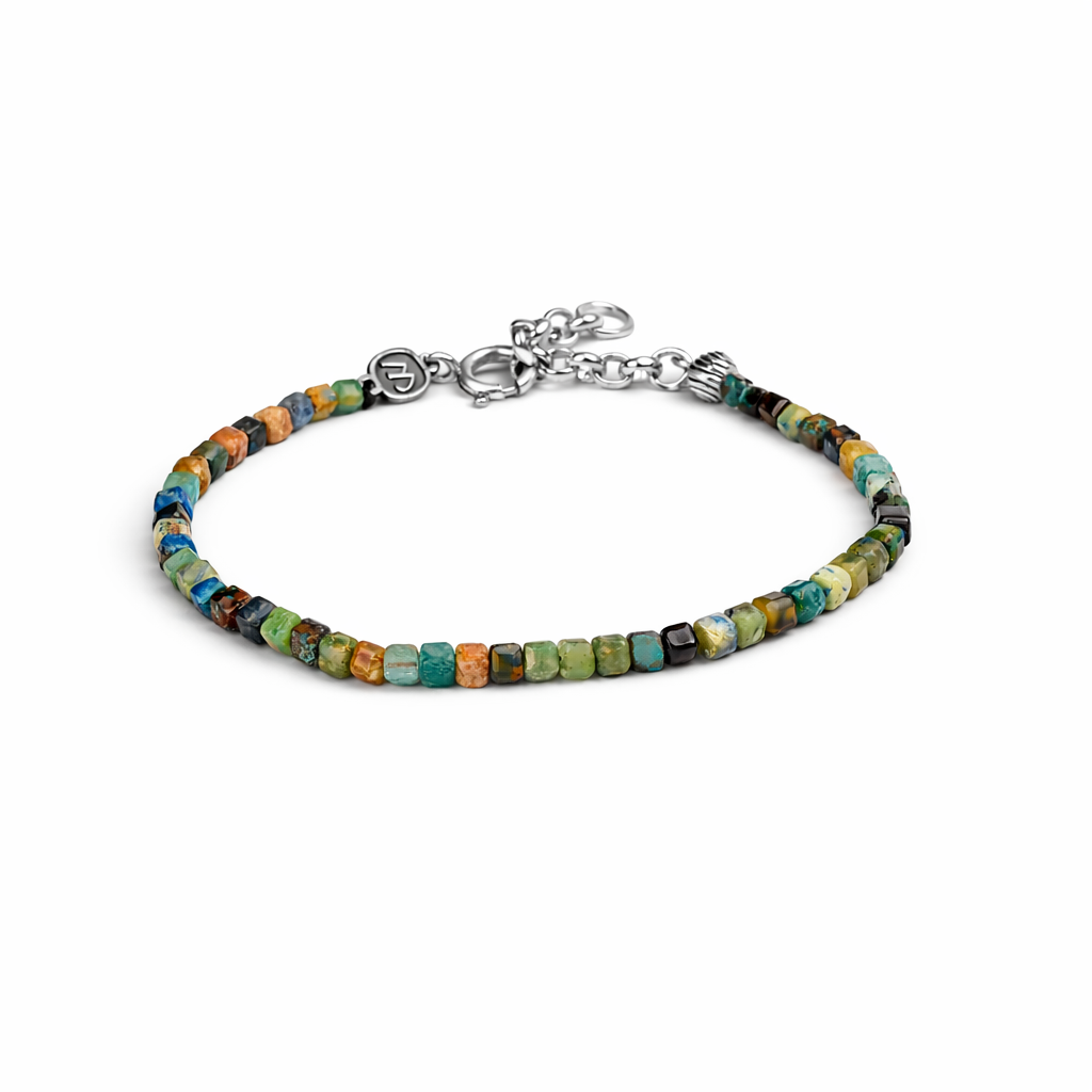 Faceted Turquoise Bracelet