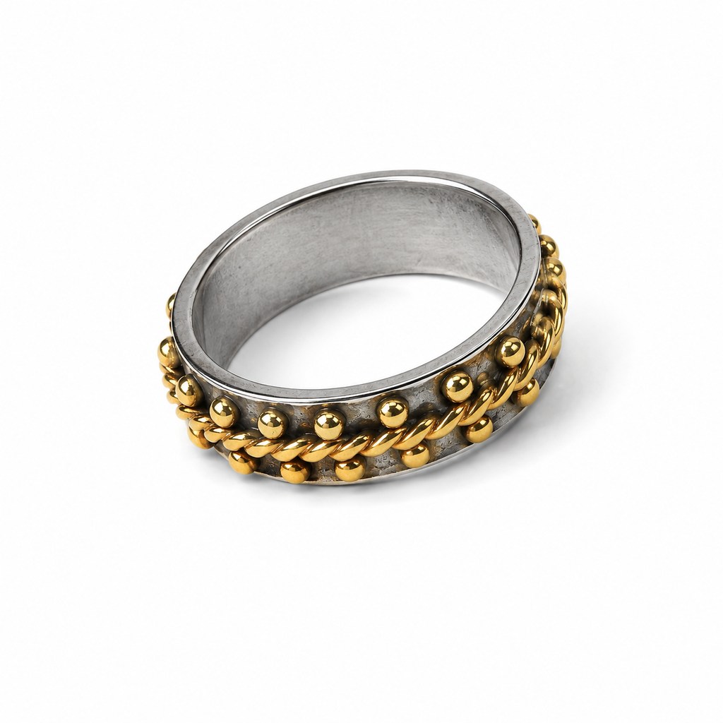 Beaded Rope Ring