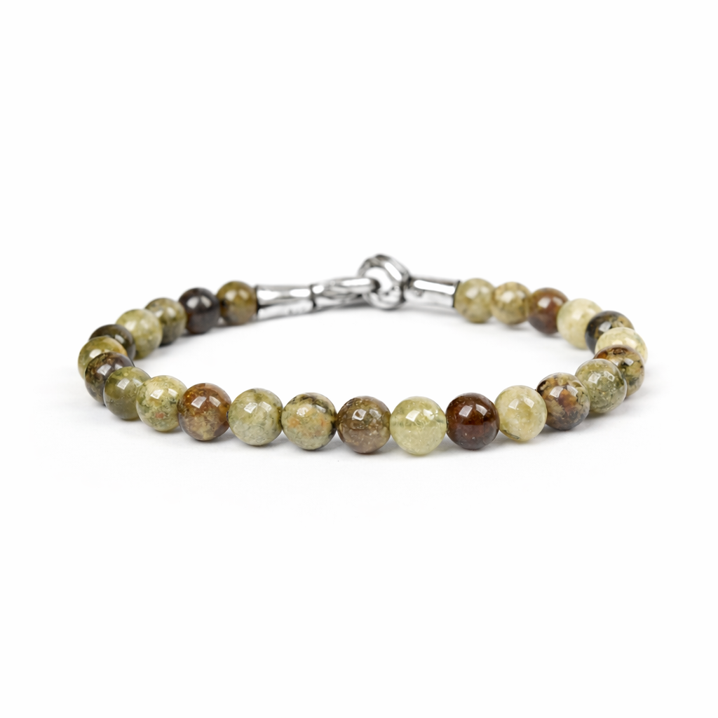 Earthtone Garnet Bracelet