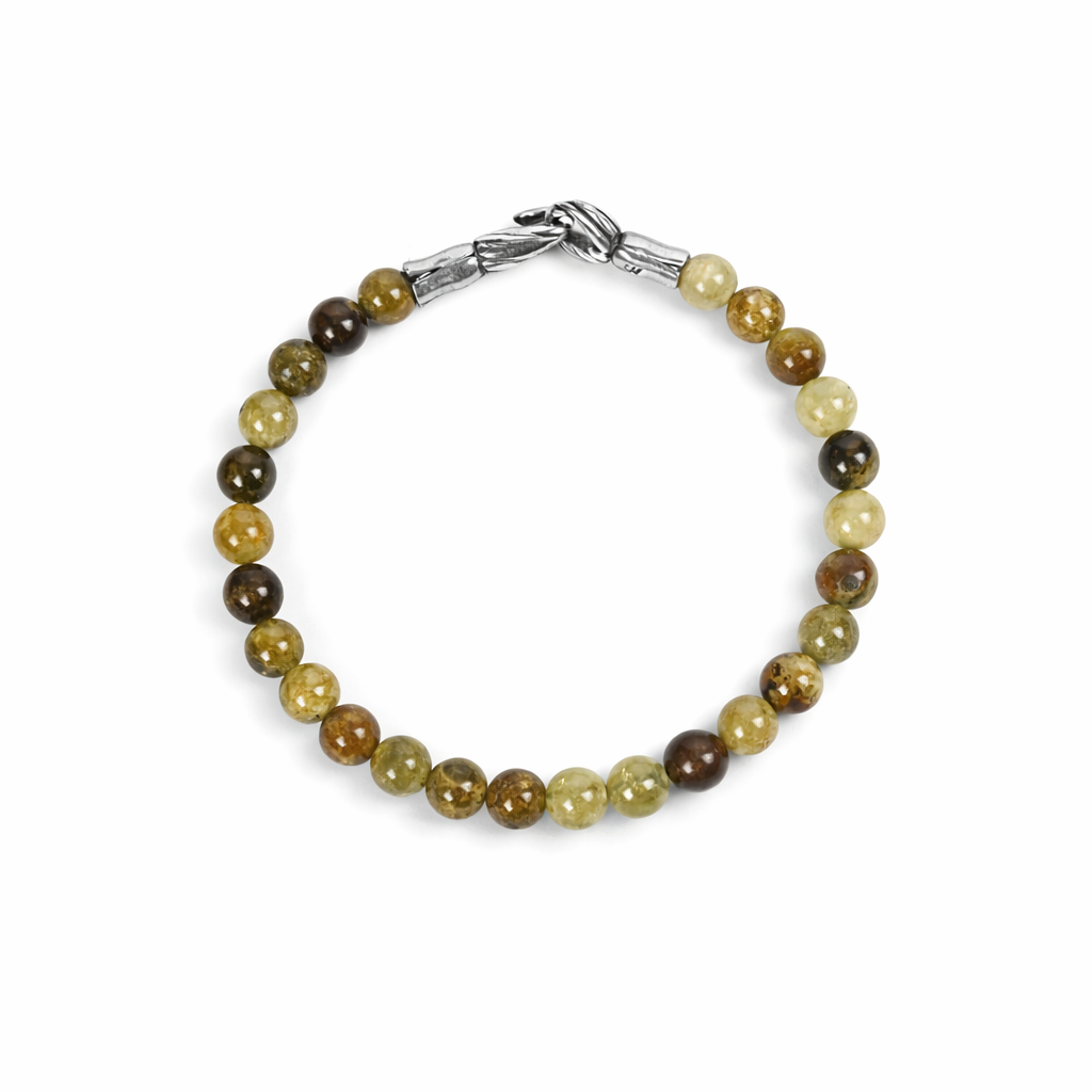 Earthtone Garnet Bracelet