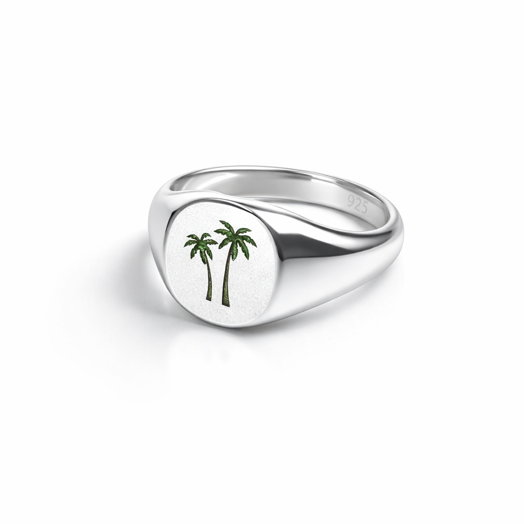 Green Palmetto Ring