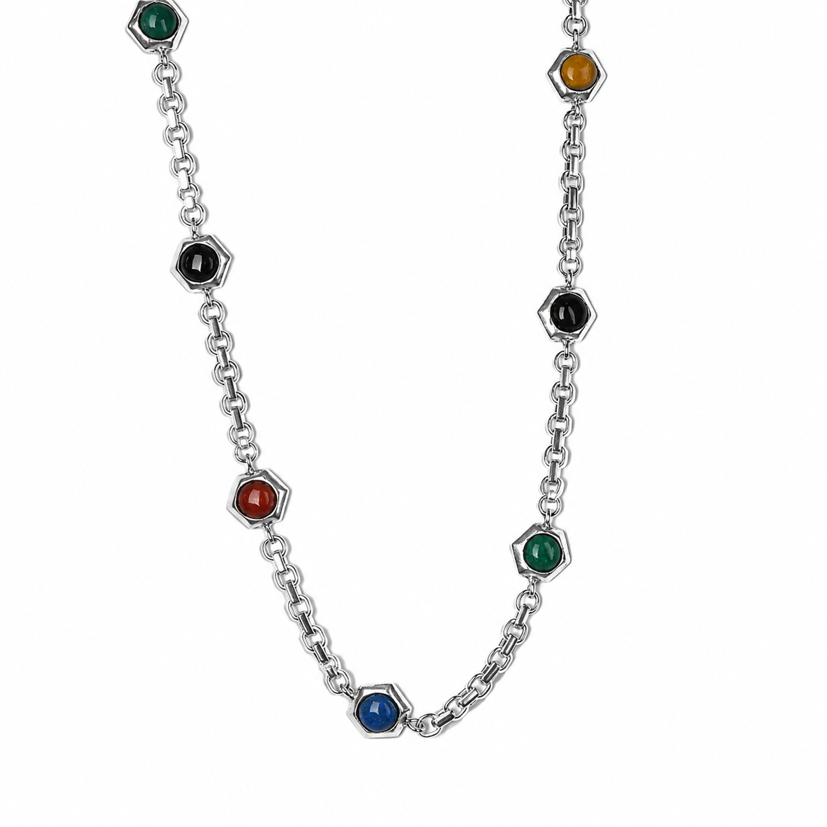 Hexa Stones Necklace