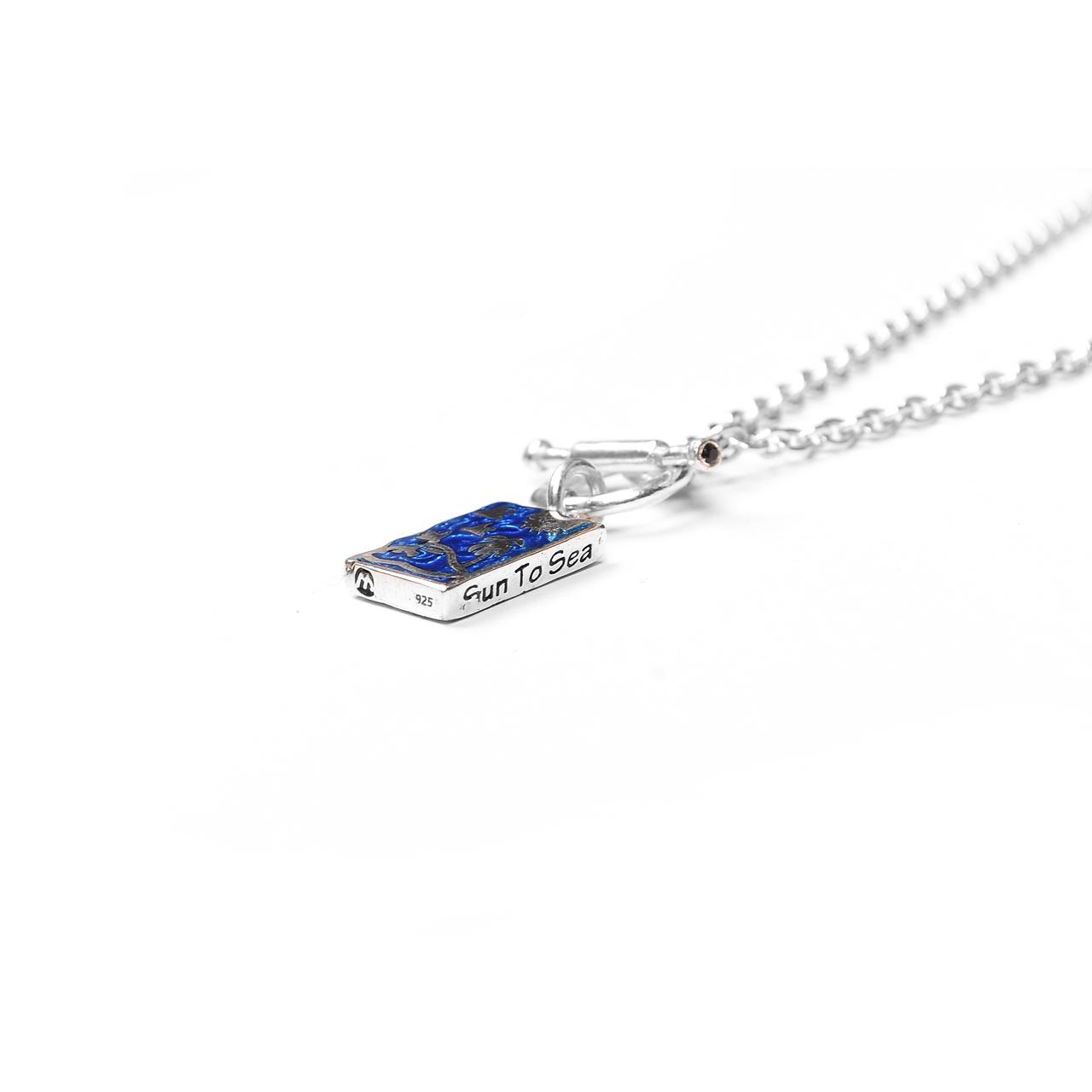 Blue-Sun To Sea Necklace