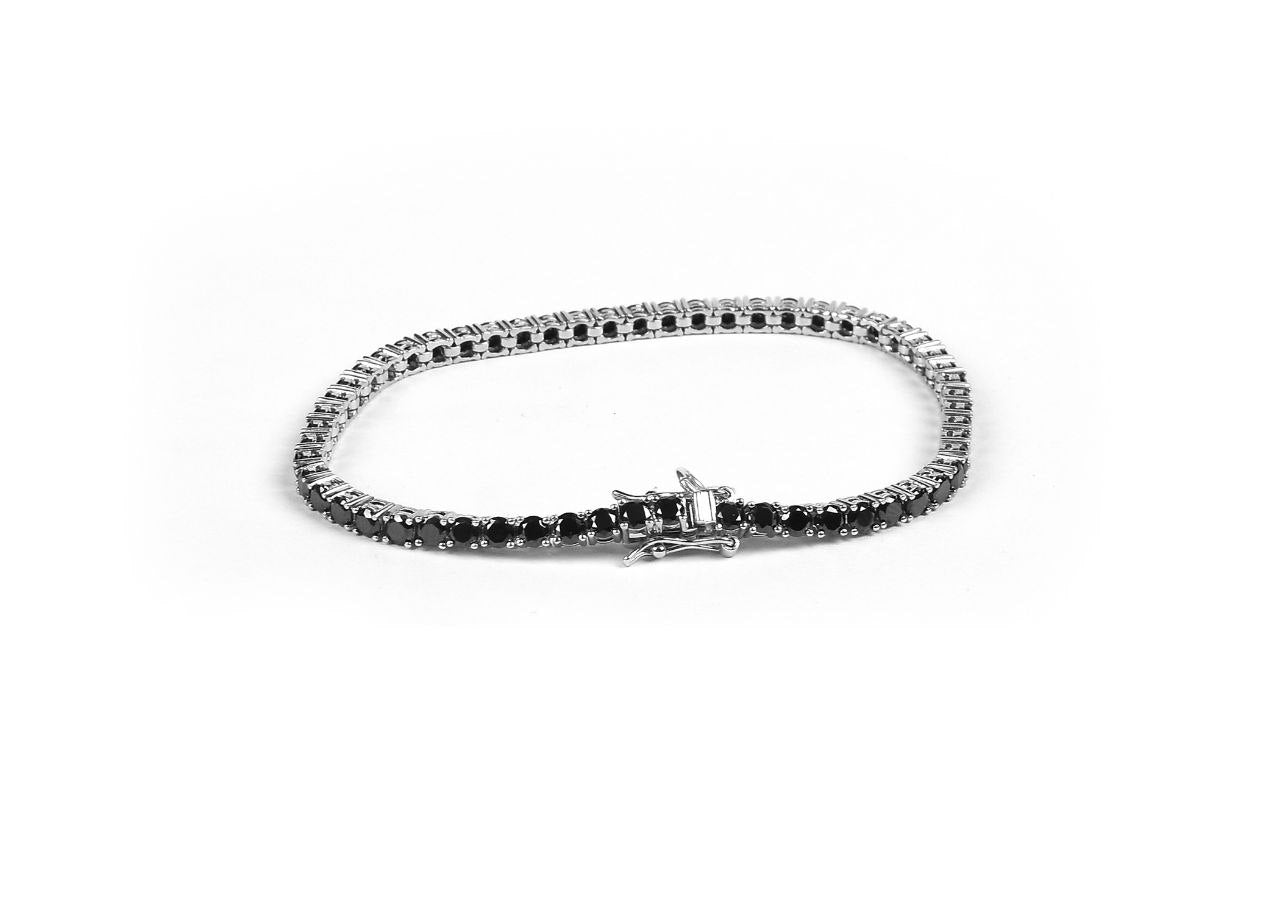 Black Tennis Bracelet