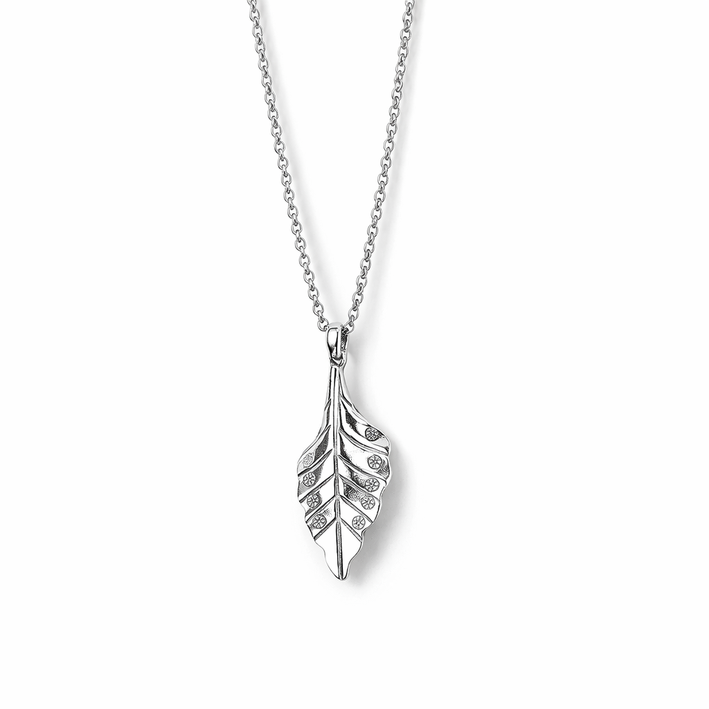 Vintage Leaf Necklace