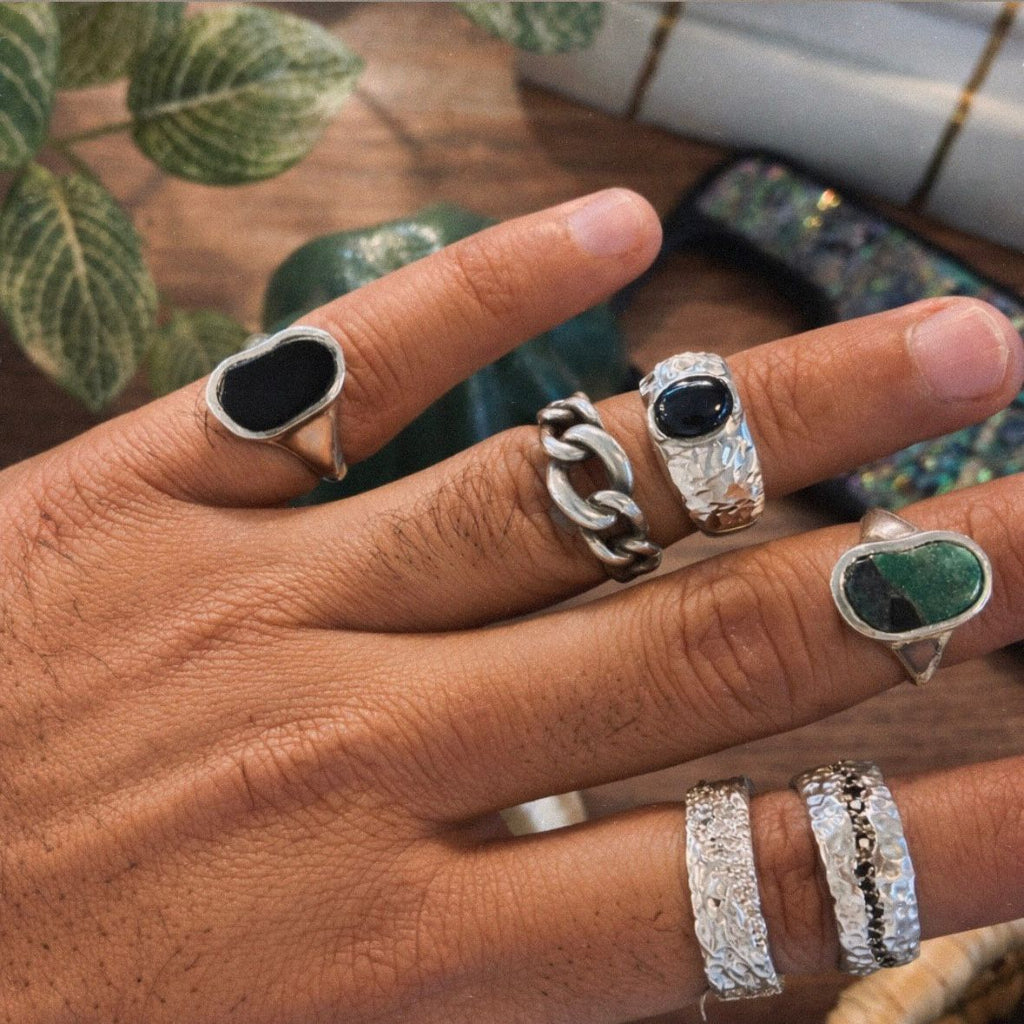 Rift Ring | Black Zircon