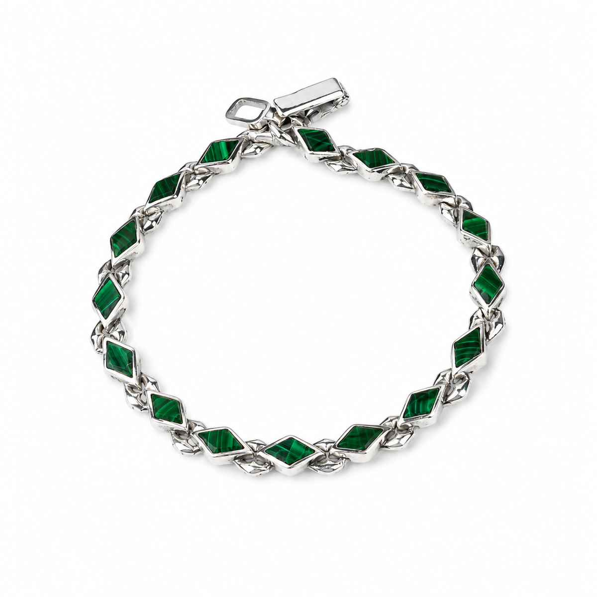 Trillion Cut Tennis Bracelet
