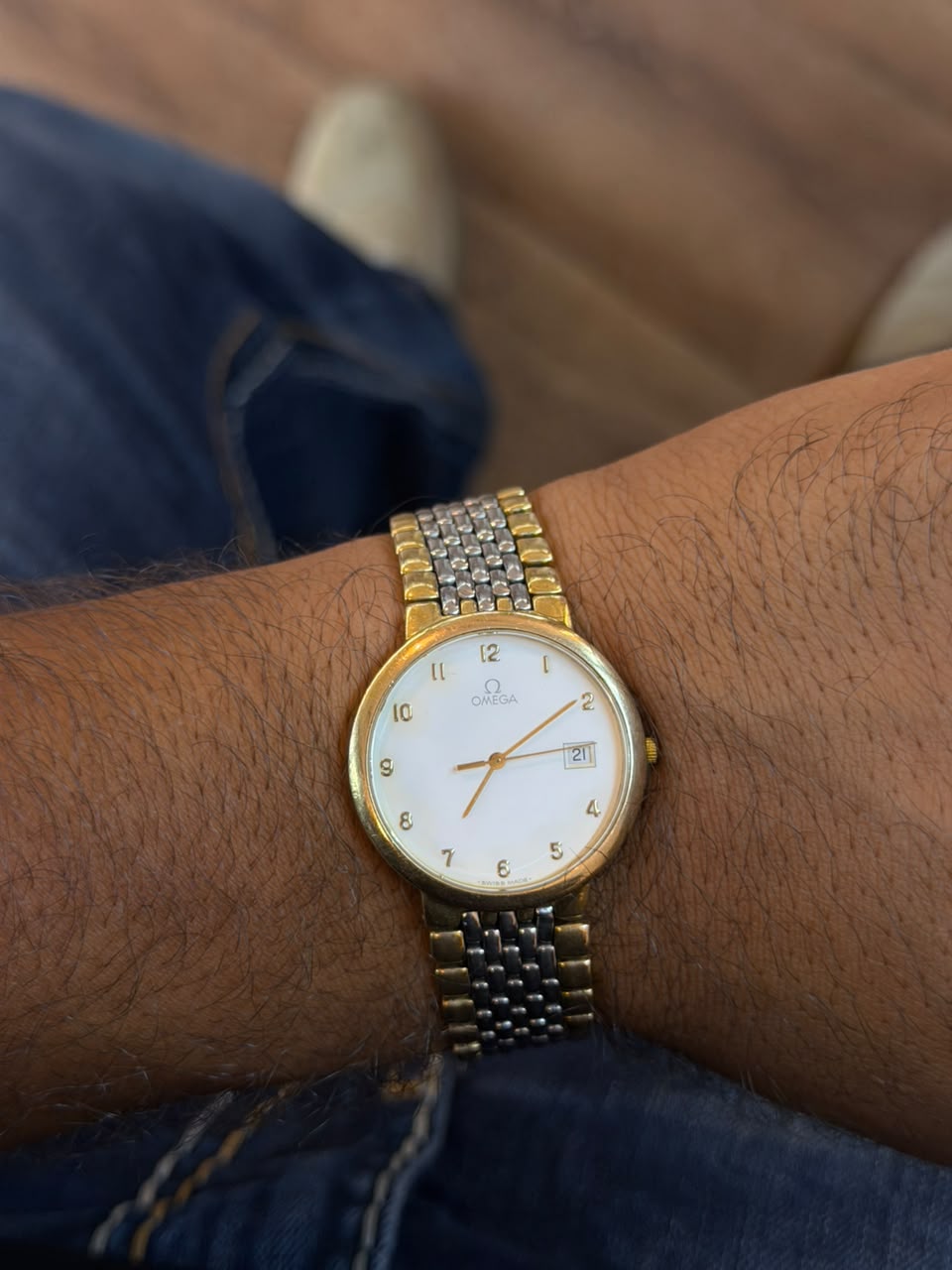 Omega | Vintage Two-Tone Bracelet Watch