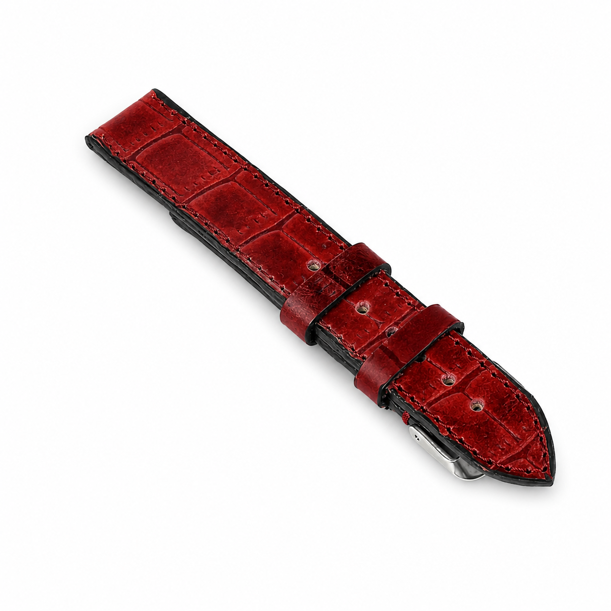 Burgundy Leather Strap