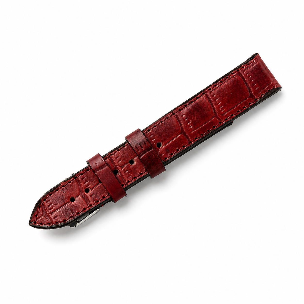 Burgundy Leather Strap