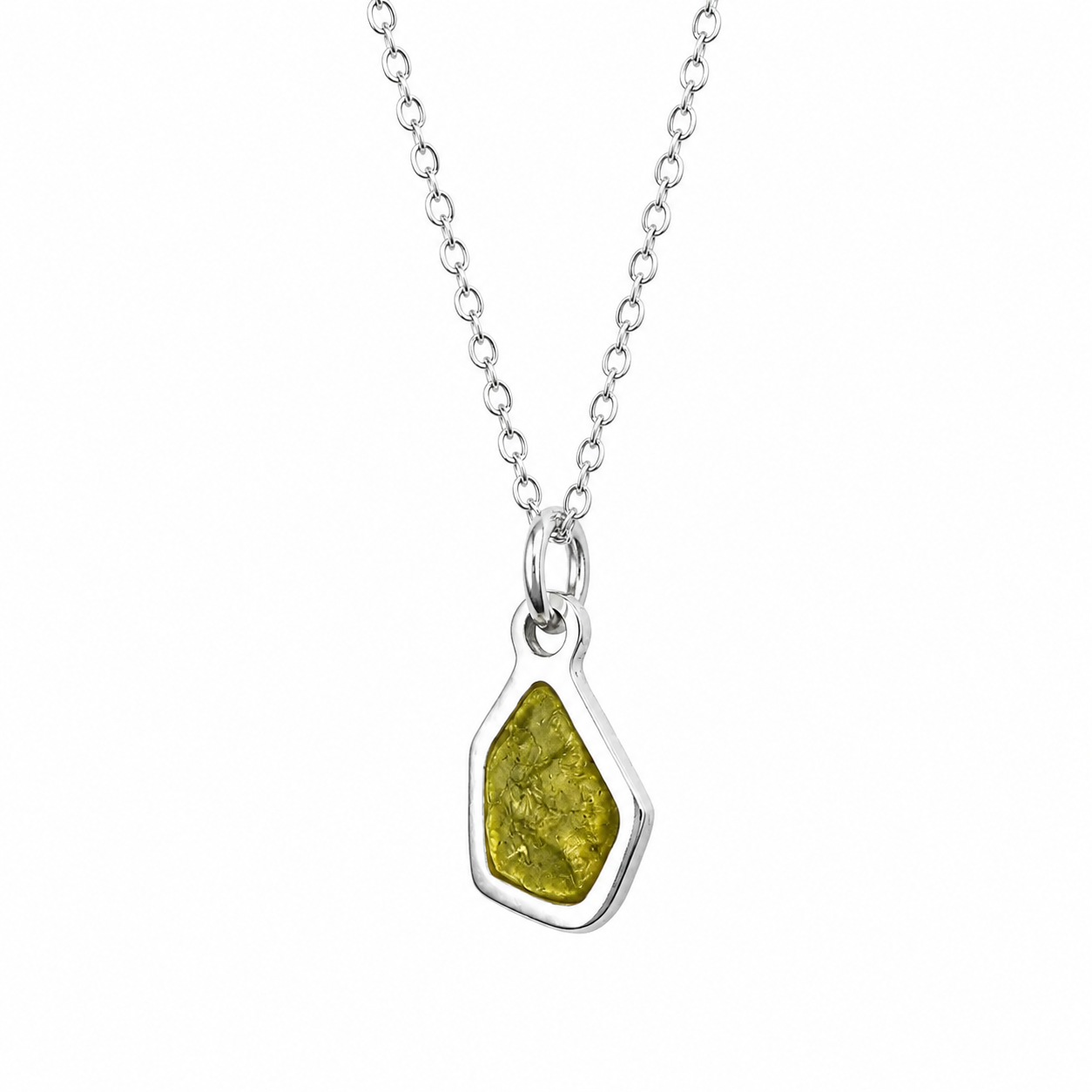 Jagged Oval Necklace