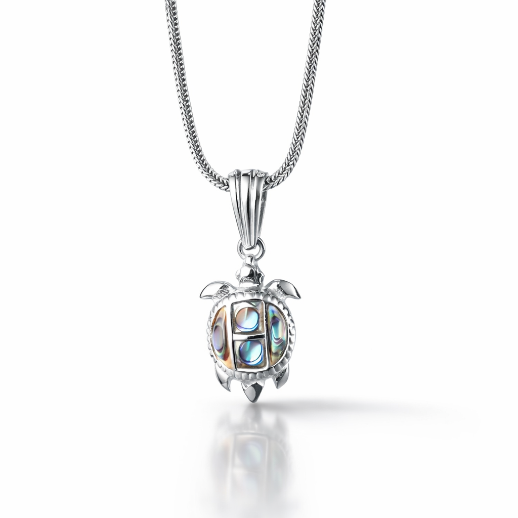 Victorian Sea Turtle Necklace | Seashell