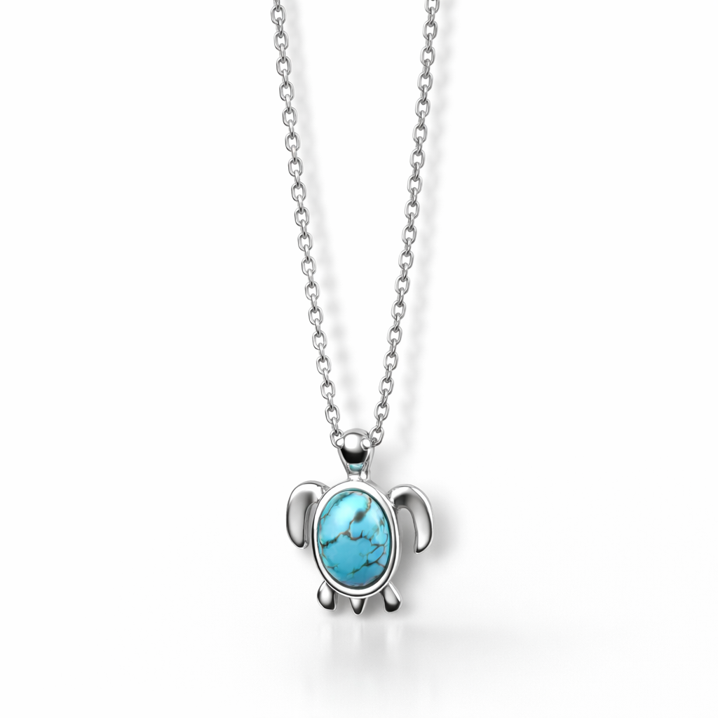 Sea Turtle Necklace | Turquoise