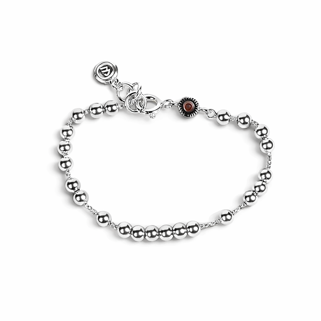 Sterling Bead Bracelet
