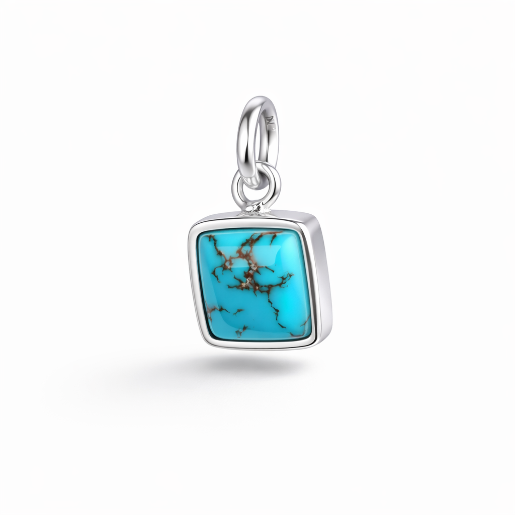 Square Pendant | Turquoise