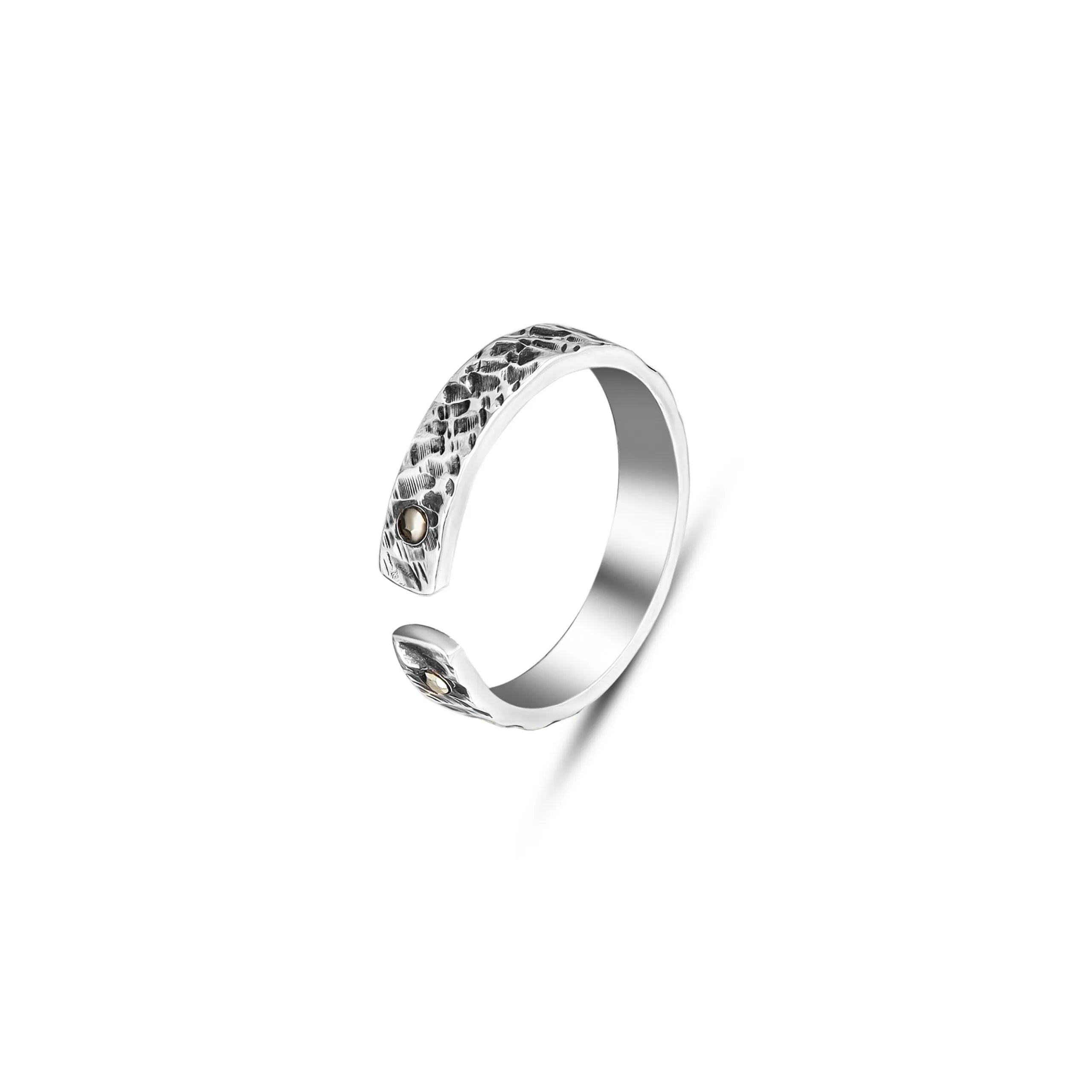 Rustic Hammered Ring