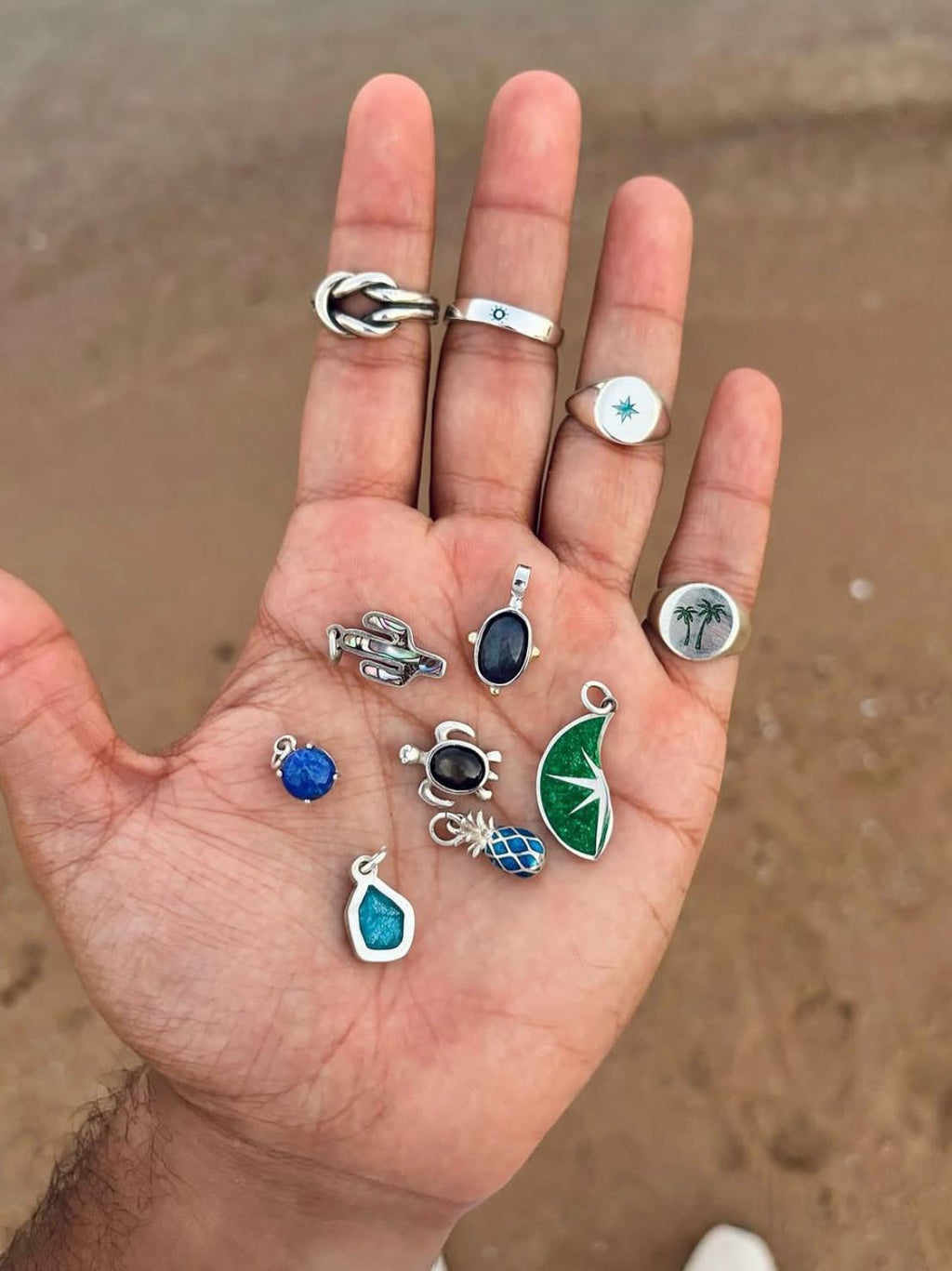 Summer Cactus Pendant