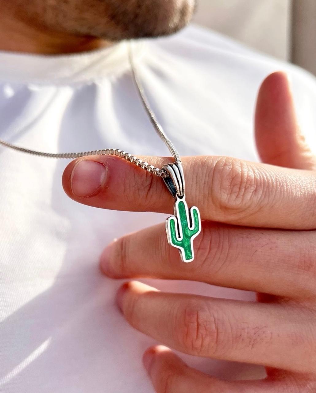 Summer Cactus Necklace