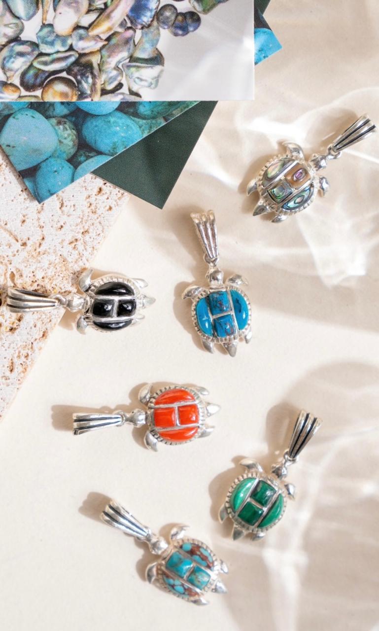 Victorian Sea Turtle Necklace | Seashell