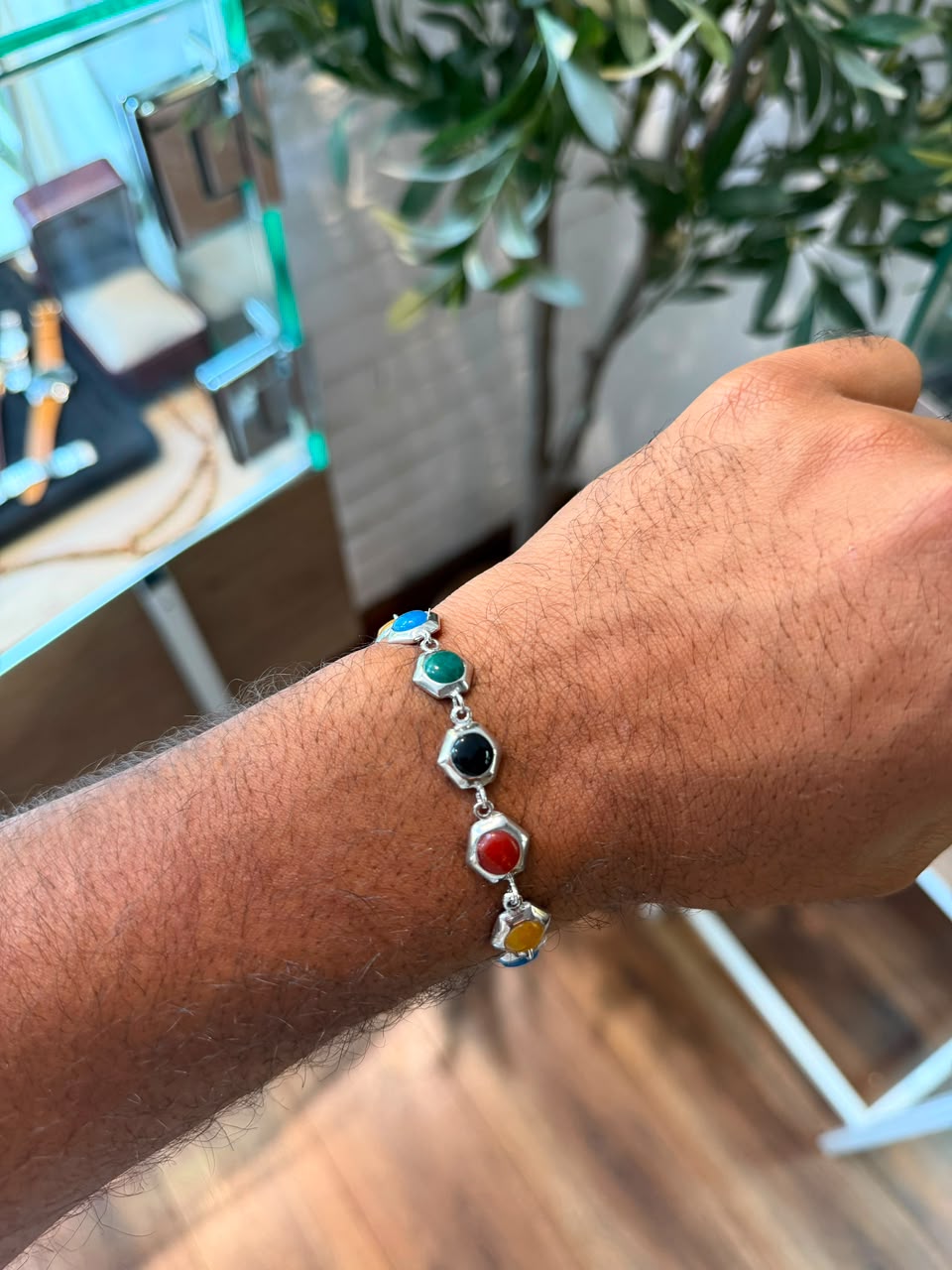 Hexa Stones Bracelet
