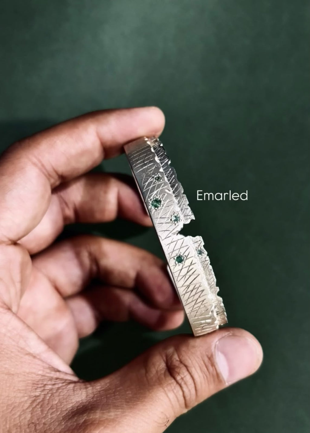 Raw Edge Cuff