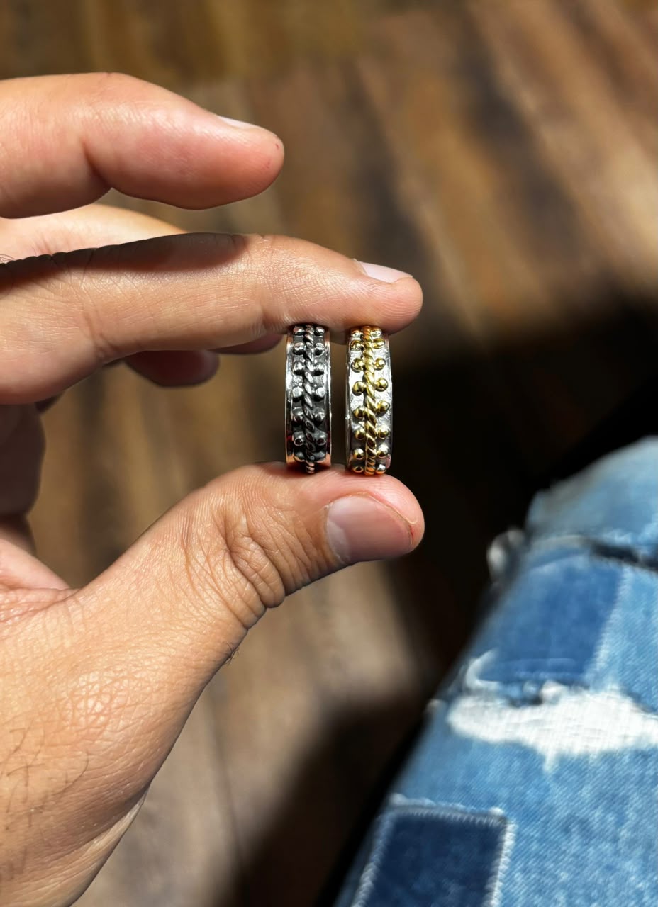 Beaded Rope Ring