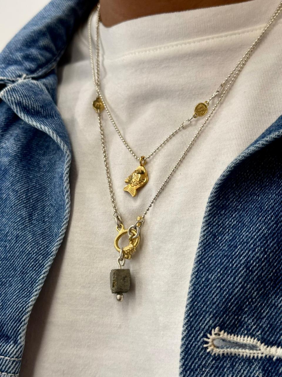 Pyrite Balance Necklace